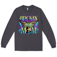 Smoke Rockin' the mom Mother's Day Long Sleeve Tee - FaDigitalArtStudio