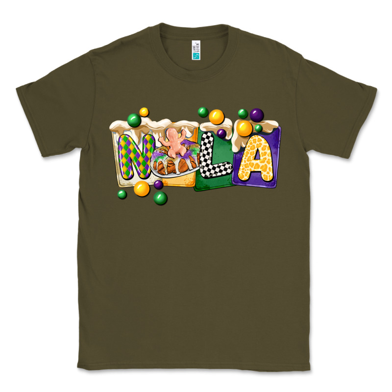 Nola Cake Mardi Gras Classic Tee by CowGirlArtShop | Teevron
