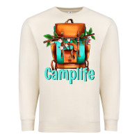 Sandshell camp life camp backpack Premium Sweatshirt - AdoDesignShop