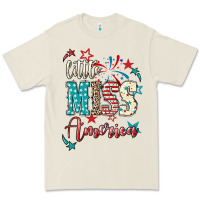 Bone Little miss America 4th of july Premium Tee - HowdyJamesFarm
