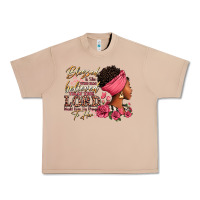 Burro Blessed is she who has believed afro woman Urban Heavy Tee - RanaPortraitStore