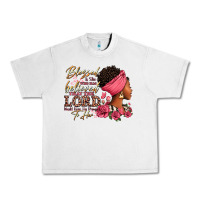 Lunar Rock Blessed is she who has believed afro woman Urban Heavy Tee - RanaPortraitStore