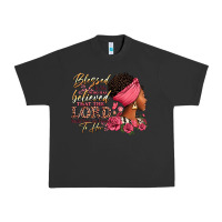 Pigment Black Blessed is she who has believed afro woman Urban Heavy Tee - RanaPortraitStore