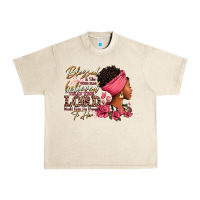 Sandshell Blessed is she who has believed afro woman Urban Heavy Tee - RanaPortraitStore