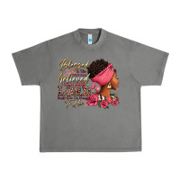 Tornado Blessed is she who has believed afro woman Urban Heavy Tee - RanaPortraitStore