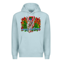 Blue Mist punk rock Merry Christmas Premium Hoodie - CowhideDigitalArt