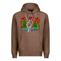 Chestnut punk rock Merry Christmas Premium Hoodie - CowhideDigitalArt