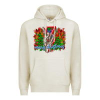 Oatmeal Heather punk rock Merry Christmas Premium Hoodie - CowhideDigitalArt