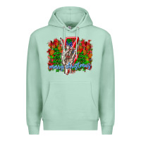 Seafoam punk rock Merry Christmas Premium Hoodie - CowhideDigitalArt