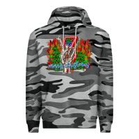 Slate Camo punk rock Merry Christmas Premium Hoodie - CowhideDigitalArt