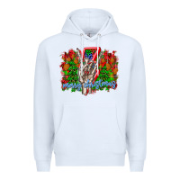 White punk rock Merry Christmas Premium Hoodie - CowhideDigitalArt
