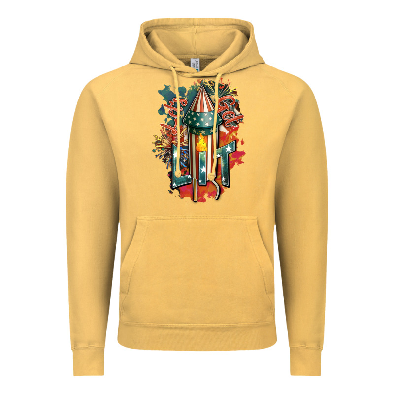 Let's Get Lit Vintage Hoodie by FaDigitalArtStudio | Teevron