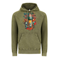 Vintage Olive Let's get lit Vintage Hoodie - FaDigitalArtStudio