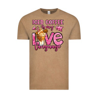 Vintage Coffee iced coffee is my love language Vintage Tee - OliviaCreatesArt
