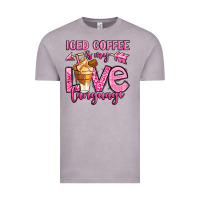 Vintage Zinc iced coffee is my love language Vintage Tee - OliviaCreatesArt