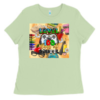 Matcha level 100 days of school Ladies Tee - CowGirlArtShop