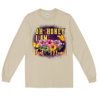 Mushroom Oh honey i am that mom Long Sleeve Tee - FaDigitalArtStudio