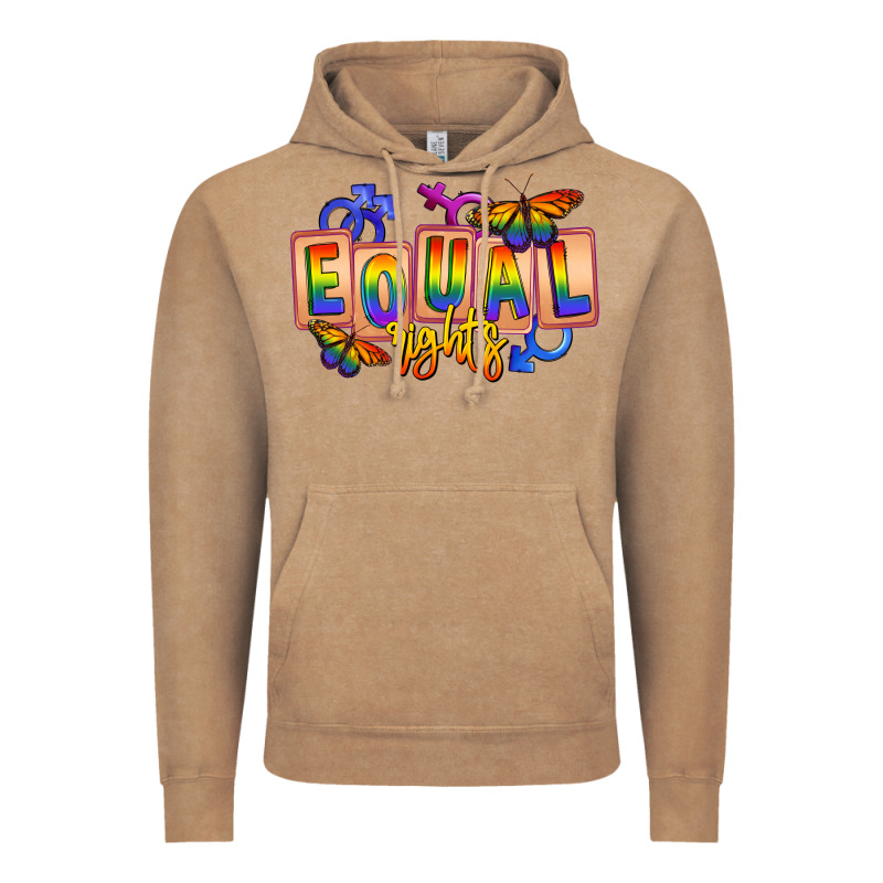 Equal Rights Vintage Hoodie by FaDigitalArtStudio | Teevron
