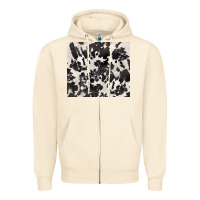 Sandshell black and white cowhide tumbler Zipper Hoodie - BarkalooDesign