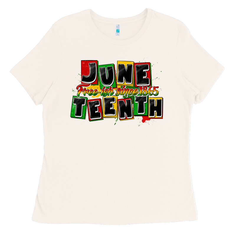Juneteenth Freeish Since 1865 Ladies Tee by CowGirlArtShop | Teevron