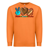 Carrot peace love hotdogs Premium Sweatshirt - AdoDesignShop