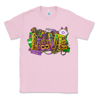 Bubblegum Pink mardi gras love nurse Classic Tee - CowGirlArtShop