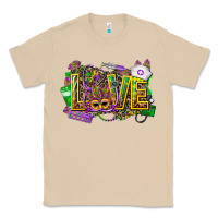 Mushroom mardi gras love nurse Classic Tee - CowGirlArtShop