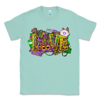 Seafoam mardi gras love nurse Classic Tee - CowGirlArtShop
