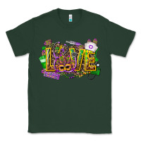 Sports Green mardi gras love nurse Classic Tee - CowGirlArtShop