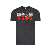 Vintage Black ladybug coffee cups Vintage Tee - OliviaCreatesArt