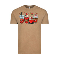 Vintage Coffee ladybug coffee cups Vintage Tee - OliviaCreatesArt