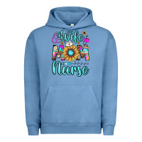 Pigment Pebble Blue wife mom nurse Urban Hoodie - JahusDesignShop