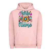Pigment Salmon wife mom nurse Urban Hoodie - JahusDesignShop