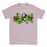 Lilac western cowhide leopard glitter shamrocks Classic Tee - Jasminsmagicworld