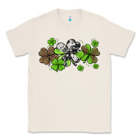 Natural western cowhide leopard glitter shamrocks Classic Tee - Jasminsmagicworld
