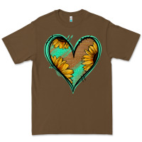 Cacao Sunflower Heart Premium Tee - Jasminsmagicworld
