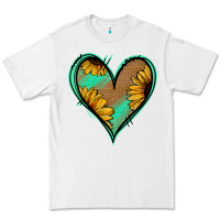 White Sunflower Heart Premium Tee - Jasminsmagicworld