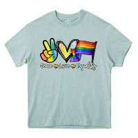 Arona Peace love equality Heavy Core Tee - NancyCooperArtShop