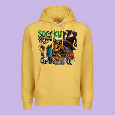 Spooky Premium Hoodie Designed By Sublimationcraftshop
