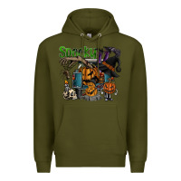 Army Green spooky Premium Hoodie - SublimationCraftShop