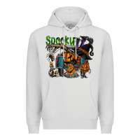 Dove Grey spooky Premium Hoodie - SublimationCraftShop