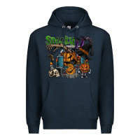 Navy spooky Premium Hoodie - SublimationCraftShop