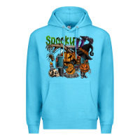 Ocean Blue spooky Premium Hoodie - SublimationCraftShop