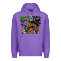Purple spooky Premium Hoodie - SublimationCraftShop