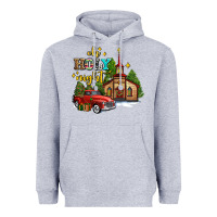 Heather Grey the church  holy night western truck Heavyweight Hoodie - AdoDesignShop