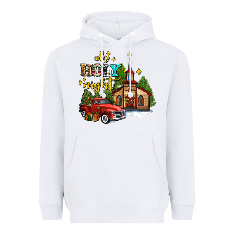 The Church  Holy Night Western Truck Heavyweight Hoodie by AdoDesignShop | Teevron