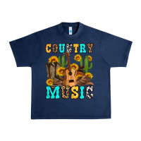 Navy country music western olivia Urban Heavy Tee - OliviaCreatesArt