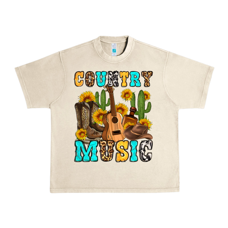 Country Music Western Olivia Urban Heavy Tee by OliviaCreatesArt | Teevron