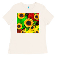 Bone juneteenth sunflowers Ladies Tee - CowGirlArtShop