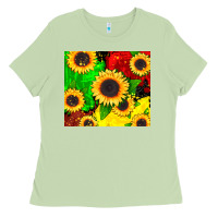 Juneteenth Sunflowers Ladies Tee | Teevron